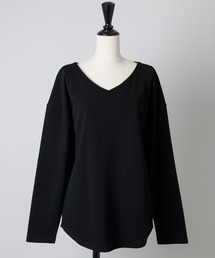 Rewde | ＶネックロングＴシャツ（1R15-03170）(Tシャツ/カットソー)