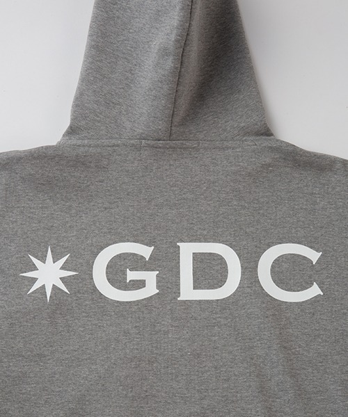 GDC(ジーディーシー)の「BACK LOGO HOODIE(パーカー・メンズ・ホワイト/ブラック/グレー・FREE)」の9枚目の写真