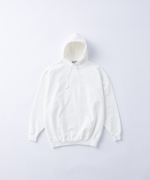 GDC(ジーディーシー)の「BACK LOGO HOODIE(パーカー・メンズ・ホワイト/ブラック/グレー・FREE)」の18枚目の写真