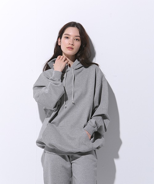 GDC(ジーディーシー)の「BACK LOGO HOODIE(パーカー・メンズ・ホワイト/ブラック/グレー・FREE)」の13枚目の写真