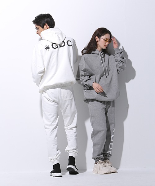 GDC(ジーディーシー)の「BACK LOGO HOODIE(パーカー・メンズ・ホワイト/ブラック/グレー・FREE)」の16枚目の写真