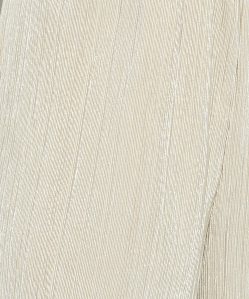 prose verse（プロズヴェール）の「サテンミニプリーツセミフレアパンツ（その他パンツ・レディース・ブラック/パープル/アイボリー/ミント/モカ/グレイッシュベージュ/イエロー・ﾌﾘ-）」の21枚目の写真