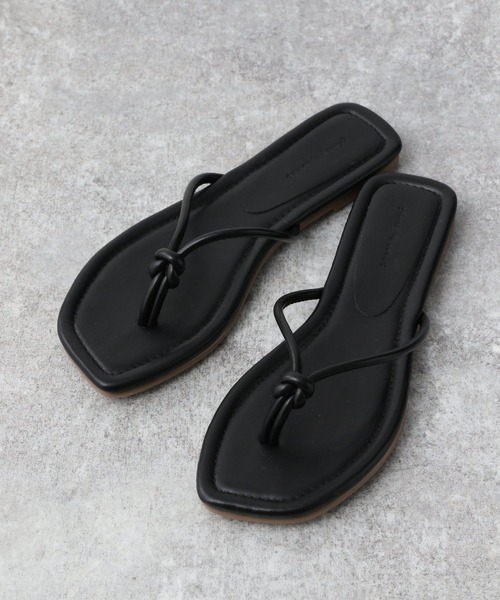 A part by(アパートバイ)の「スクエアトゥトングサンダル 945300(サンダル・レディース・ブラック/ベージュ/グリーン系その他4・MEDIUM/LARGE)」の22枚目の写真