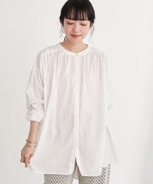 earth music&ecology | C/Rギャザーブラウス ＊(シャツ/ブラウス)