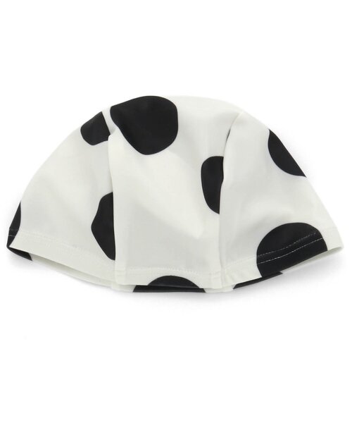 Ampersand（アンパサンド）の「スイムキャップ_UVカット（スイムグッズ・キッズ・グリーン/アイボリー/ブルー/ブラック・56/50）」の2枚目の写真