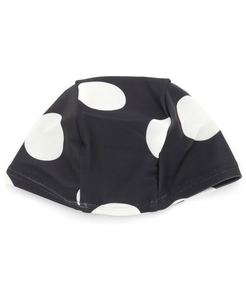 Ampersand（アンパサンド）の「スイムキャップ_UVカット（スイムグッズ・キッズ・グリーン/アイボリー/ブルー/ブラック・56/50）」の10枚目の写真