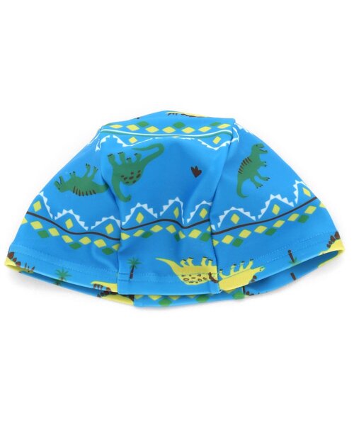 Ampersand（アンパサンド）の「スイムキャップ_UVカット（スイムグッズ・キッズ・グリーン/アイボリー/ブルー/ブラック・56/50）」の9枚目の写真