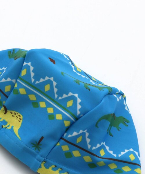 Ampersand（アンパサンド）の「スイムキャップ_UVカット（スイムグッズ・キッズ・グリーン/アイボリー/ブルー/ブラック・56/50）」の11枚目の写真