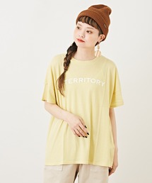 CUBE SUGAR（キューブシュガー）の「スラブ天竺 ビッグTシャツ（Tシャツ/カットソー）」