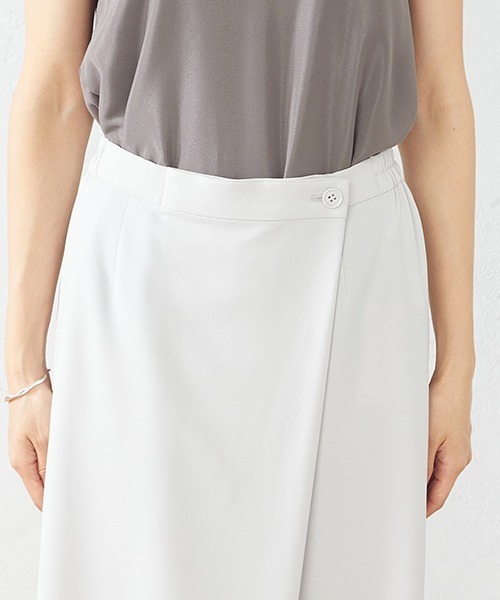 COMME CA MODELS（コムサモデルズ）の「２ＷＡＹラップパンツ（その他パンツ・レディース・ライトグレー/ネイビー・SMALL/MEDIUM/LARGE/X-LARGE/X-SMALL）」の13枚目の写真