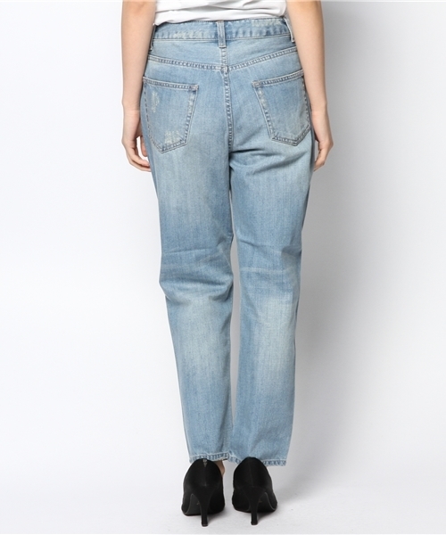 Heather(ヘザー)の「デニムボーイフレンドダメージパンツ 554980(デニムパンツ・レディース・ライトブルー・SMALL/MEDIUM)」の3枚目の写真