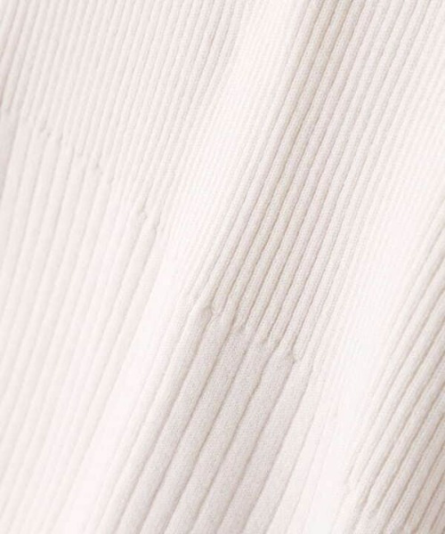 N.(N. Natural Beauty Basic)(エヌエヌナチュラルビューティーベーシック)の「◆ショルダーボタンリブニット(ニット/セーター・レディース・ブラック/ネイビー/オフホワイト/ライトグリーン・MEDIUM)」の22枚目の写真