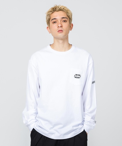 XLARGE（エクストララージ）の「TEAM L/S TEE（Tシャツ/カットソー・メンズ・ブラック/ネイビー/ホワイト・L/XL/S/M）」の5枚目の写真