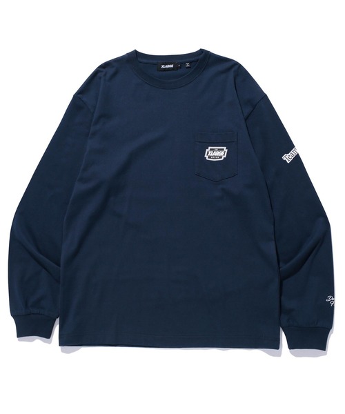 XLARGE（エクストララージ）の「TEAM L/S TEE（Tシャツ/カットソー・メンズ・ブラック/ネイビー/ホワイト・L/XL/S/M）」の7枚目の写真