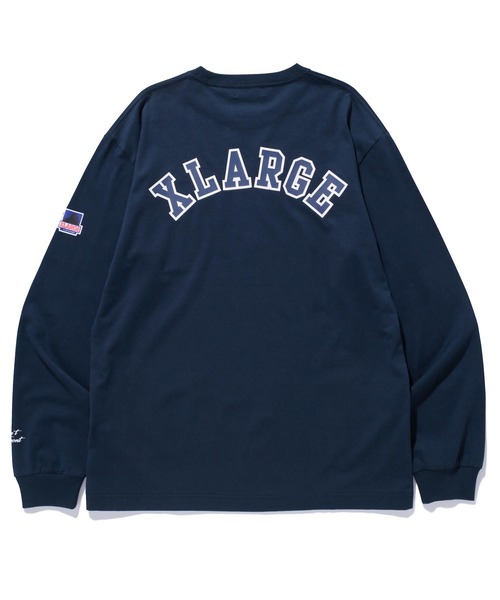 XLARGE（エクストララージ）の「TEAM L/S TEE（Tシャツ/カットソー・メンズ・ブラック/ネイビー/ホワイト・L/XL/S/M）」の8枚目の写真