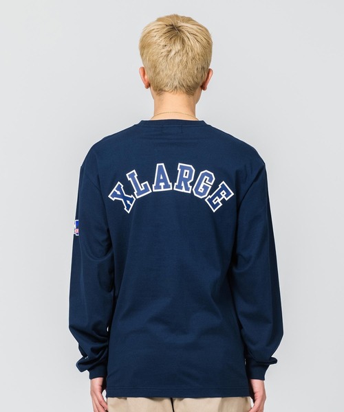 XLARGE（エクストララージ）の「TEAM L/S TEE（Tシャツ/カットソー・メンズ・ブラック/ネイビー/ホワイト・L/XL/S/M）」の16枚目の写真