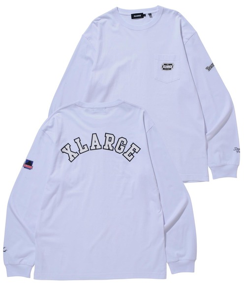 XLARGE（エクストララージ）の「TEAM L/S TEE（Tシャツ/カットソー・メンズ・ブラック/ネイビー/ホワイト・L/XL/S/M）」の20枚目の写真