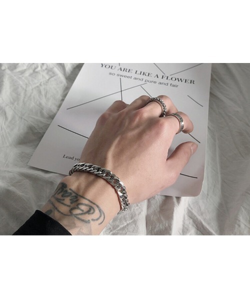 Ressaca（レサーカ）の「ユニセックス チェーンブレスレット（ブレスレット・メンズ・シルバー/シルバー系・FREE）」の2枚目の写真