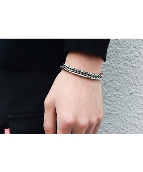 Ressaca（レサーカ）の「ユニセックス チェーンブレスレット（ブレスレット・メンズ・シルバー/シルバー系・FREE）」の6枚目の写真