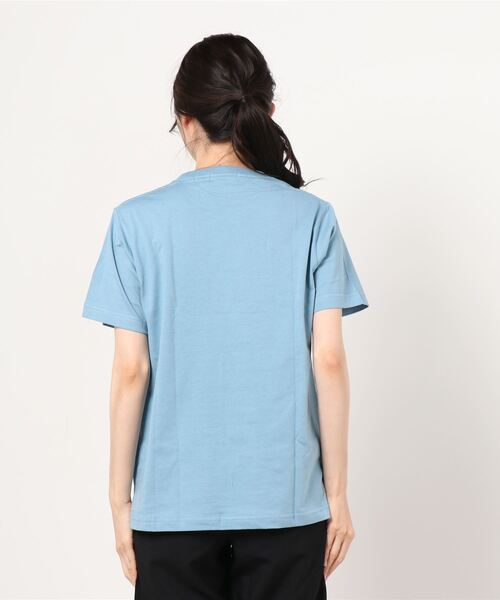 WEGO（ウィゴー）の「WEGO/フロントロゴ刺繍Tシャツ（Tシャツ/カットソー・レディース・ホワイト/ブルー・SMALL/MEDIUM/LARGE/X-LARGE）」の5枚目の写真