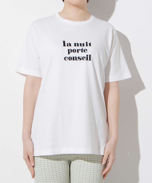 WEGO（ウィゴー）の「WEGO/フロントロゴ刺繍Tシャツ（Tシャツ/カットソー・レディース・ホワイト/ブルー・SMALL/MEDIUM/LARGE/X-LARGE）」の18枚目の写真