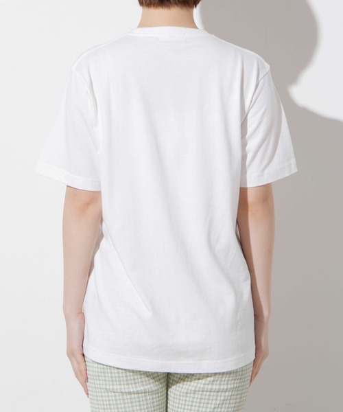 WEGO（ウィゴー）の「WEGO/フロントロゴ刺繍Tシャツ（Tシャツ/カットソー・レディース・ホワイト/ブルー・SMALL/MEDIUM/LARGE/X-LARGE）」の20枚目の写真