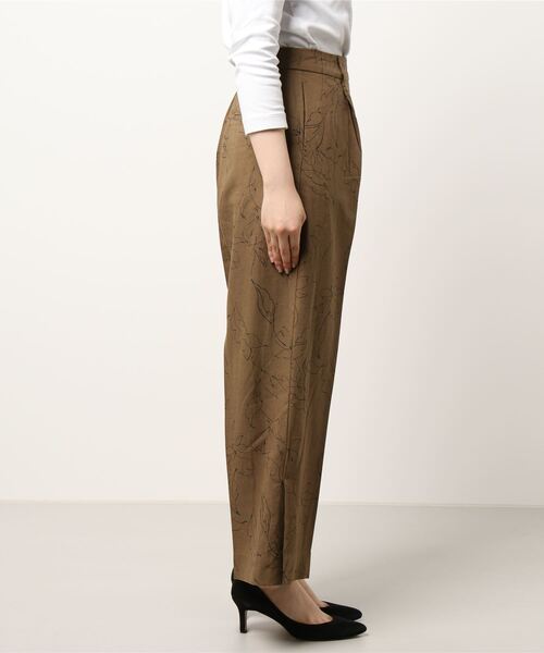 Te chichi（テチチ）の「レーヨンリネンドローイングフラワーパンツ（その他パンツ・レディース・キナリ/カーキ・MEDIUM/SMALL）」の3枚目の写真