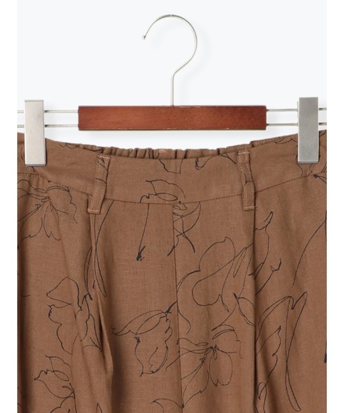 Te chichi（テチチ）の「レーヨンリネンドローイングフラワーパンツ（その他パンツ・レディース・キナリ/カーキ・MEDIUM/SMALL）」の10枚目の写真