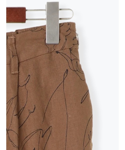 Te chichi（テチチ）の「レーヨンリネンドローイングフラワーパンツ（その他パンツ・レディース・キナリ/カーキ・MEDIUM/SMALL）」の11枚目の写真