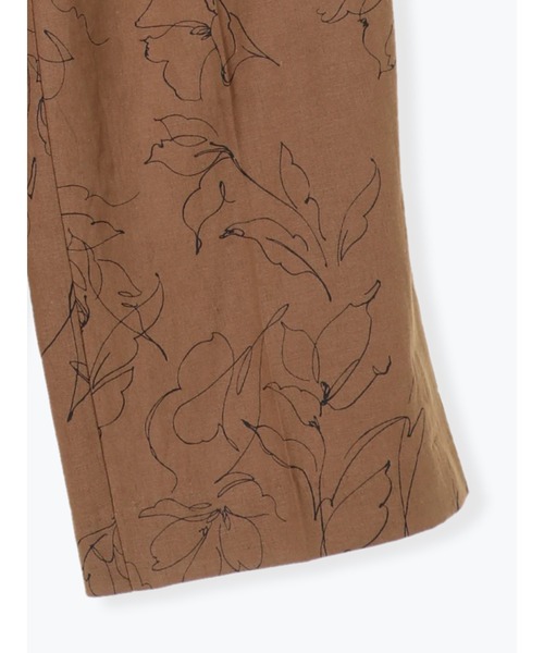 Te chichi（テチチ）の「レーヨンリネンドローイングフラワーパンツ（その他パンツ・レディース・キナリ/カーキ・MEDIUM/SMALL）」の12枚目の写真