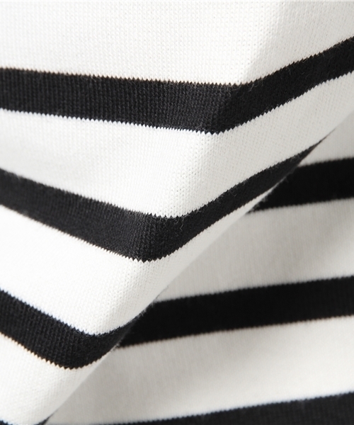 WEGO（ウィゴー）の「WEGO/ベーシックボーダーTシャツ（Tシャツ/カットソー・レディース・ブラック/グレー/ブルー/トリコロール・FREE）」の15枚目の写真