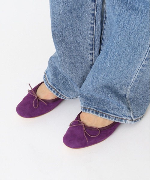 U by SPICK&SPAN(ユーバイスピックアンドスパン)の「ORIGINAL バレエシューズ◆(バレエシューズ・レディース・ブラック/キャメル/パープル・38/39/36/37)」の1枚目の写真