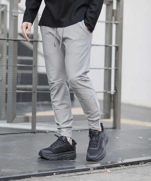 ATTACHMENT（アタッチメント）の「NY/CU TRICOT TRACK PANTS（スウェットパンツ・メンズ・ブラック/グレー/ダークグレー/ボルドー・1/2/3）」の3枚目の写真