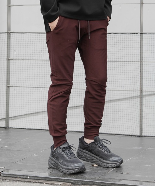 ATTACHMENT（アタッチメント）の「NY/CU TRICOT TRACK PANTS（スウェットパンツ・メンズ・ブラック/グレー/ダークグレー/ボルドー・1/2/3）」の6枚目の写真