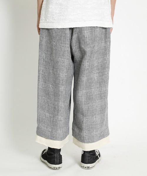 masterkey（マスターキー）の「masterkey マスターキー / SHAWL RIDERS-PT 2タックワイドスラックス / MK21S-SET-08-1（スラックス・メンズ・ブラック/ベージュ・2/1）」の22枚目の写真