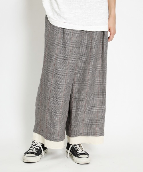 masterkey（マスターキー）の「masterkey マスターキー / SHAWL RIDERS-PT 2タックワイドスラックス / MK21S-SET-08-1（スラックス・メンズ・ブラック/ベージュ・2/1）」の10枚目の写真