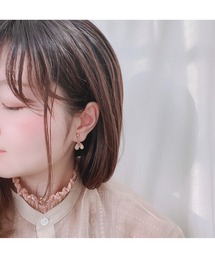 【Favorina】stardast drop petal ピアス(MA)