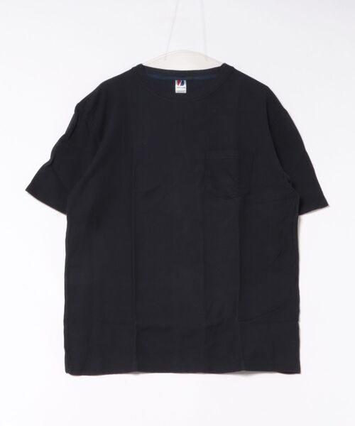 PARKS TOKYO SELECT(パークストウキョウセレクト)の「【STATELINE/ステートライン】(UN)7.5oz. RUGBY SS POCKET TEE(Tシャツ/カットソー・メンズ・ホワイト/ブラック/ネイビー/グレー・MEDIUM/X-LARGE/LARGE)」の2枚目の写真
