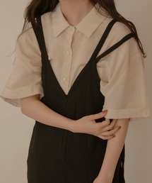 linen with collar shirt