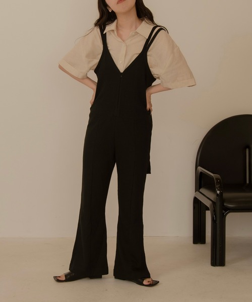 lawgy(ラウジー)の「linen with collar shirt(シャツ/ブラウス・レディース・ベージュ/ブラウン・FREE)」の5枚目の写真