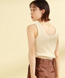 Ray BEAMS | Ray BEAMS / テレコ ヘンリー タンクトップ(Tシャツ/カットソー)