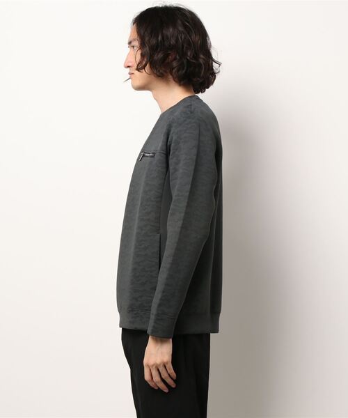 MONSIEUR NICOLE（ムッシュニコル）の「グラフィックカモ ニットプルオーバー（ニット/セーター・メンズ・ブラック/チャコール・X-LARGE/MEDIUM/LARGE）」の3枚目の写真