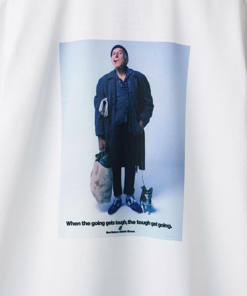 NEW BALANCE(ニューバランス)の「【別注】 <New Balance(ニューバランス)> LS TEE GRANDDAD/カットソー(Tシャツ/カットソー・メンズ・ホワイト・M/L/XL)」の3枚目の写真