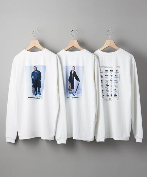 NEW BALANCE(ニューバランス)の「【別注】 <New Balance(ニューバランス)> LS TEE GRANDDAD/カットソー(Tシャツ/カットソー・メンズ・ホワイト・M/L/XL)」の4枚目の写真