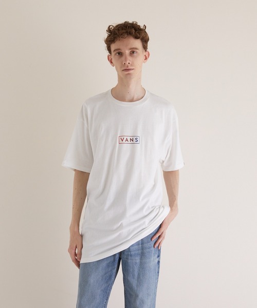 US VANS(ユーエスヴァンズ)の「【VANS】VN0A5E81 MN CLASSIC EASY BOX SS Tシャツ(Tシャツ/カットソー・メンズ・ホワイト/イエロー・MEDIUM/SMALL/LARGE)」の2枚目の写真