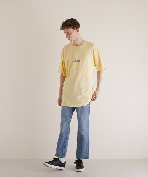 US VANS(ユーエスヴァンズ)の「【VANS】VN0A5E81 MN CLASSIC EASY BOX SS Tシャツ(Tシャツ/カットソー・メンズ・ホワイト/イエロー・MEDIUM/SMALL/LARGE)」の3枚目の写真