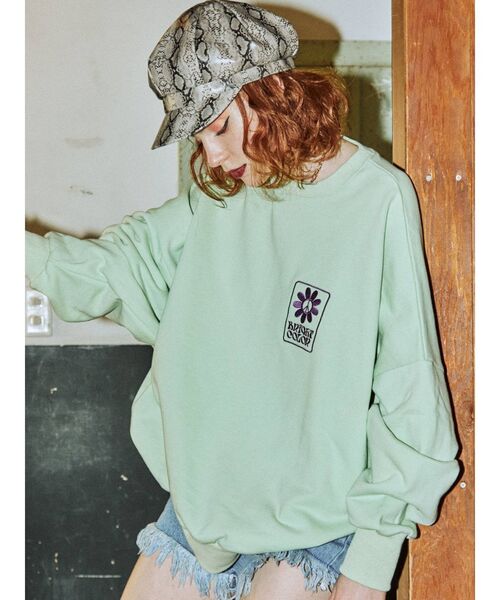 jouetie（ジュエティ）の「エコレザーキャスケット（キャスケット・レディース・ブラック/グリーン/その他1・FREE）」の5枚目の写真