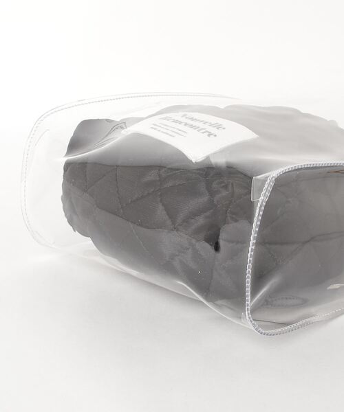 WEGO（ウィゴー）の「WEGO/キルティングクリアショルダーバッグ（ショルダーバッグ・レディース・ベージュ/アイボリー/ブラック・FREE）」の7枚目の写真