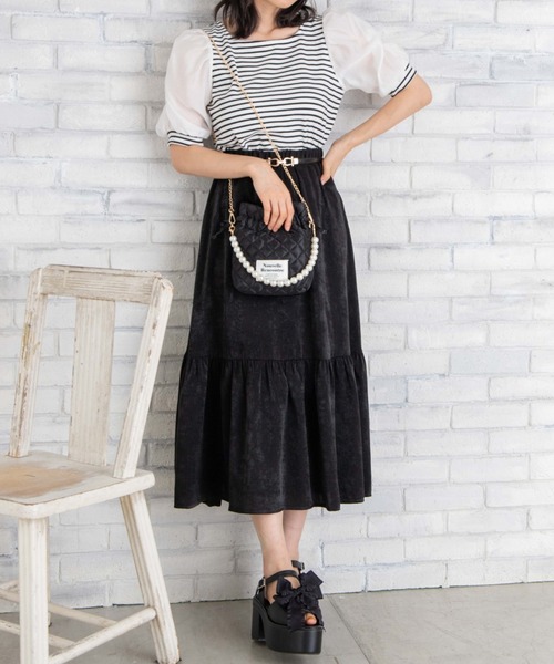 WEGO（ウィゴー）の「WEGO/キルティングクリアショルダーバッグ（ショルダーバッグ・レディース・ベージュ/アイボリー/ブラック・FREE）」の15枚目の写真