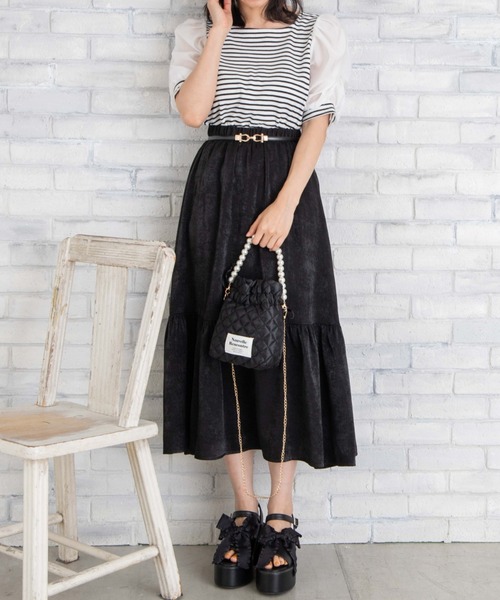 WEGO（ウィゴー）の「WEGO/キルティングクリアショルダーバッグ（ショルダーバッグ・レディース・ベージュ/アイボリー/ブラック・FREE）」の19枚目の写真